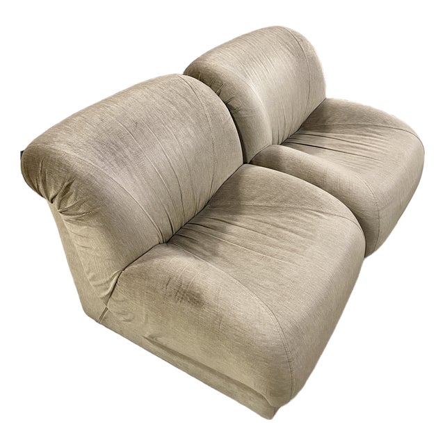 Pair Doimo Salotti Vintage Modular Chairs For Sale