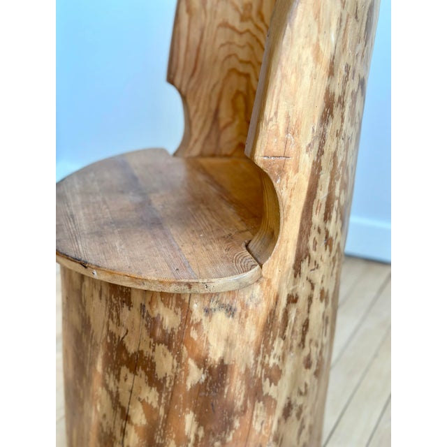 Antique 'Kubbestol' Trunk Chair For Sale In New York - Image 6 of 7