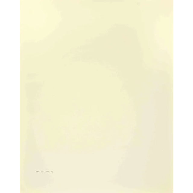 Beauty of Beatrice - The Divine Comedy is a woodcut print realized in 1963 for a series illustrating the Medieval poem of...