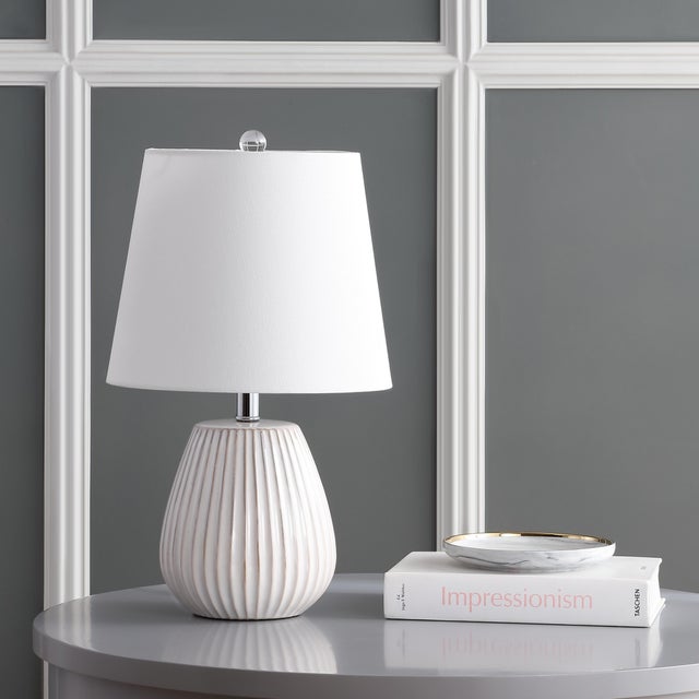 Kate Table Lamp in White - a Pair For Sale - Image 4 of 9