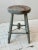 1930s Vintage Grey Painted Stool With Hat Rack Storage, Circa 1920s-30s For Sale - Image 5 of 11