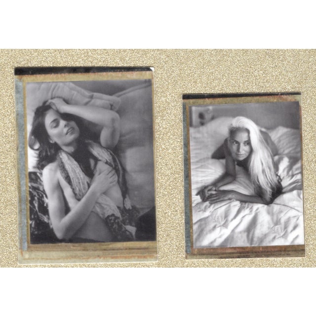 Renée jacobs (born in 1962) a. Girl in bed touching her breast b. Nude woman in bed c. Nude girl with horse d. Nude girl...
