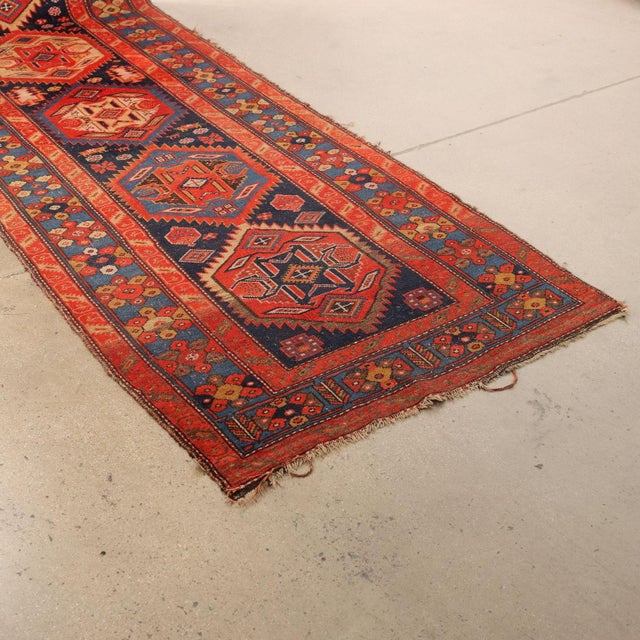 Middle Eastern Sarab Rug in Wool For Sale - Image 4 of 15