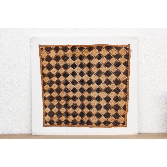 African Kasai African Kuba Cloth Panel For Sale - Image 3 of 7
