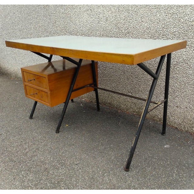 Industrial Desk, Italy, 1950s For Sale - Image 6 of 7