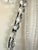 Pair Classical Sconces With Lyre Shape, Circa 1920, Black Iron With Crystal, Restored. For Sale In Chicago - Image 6 of 7