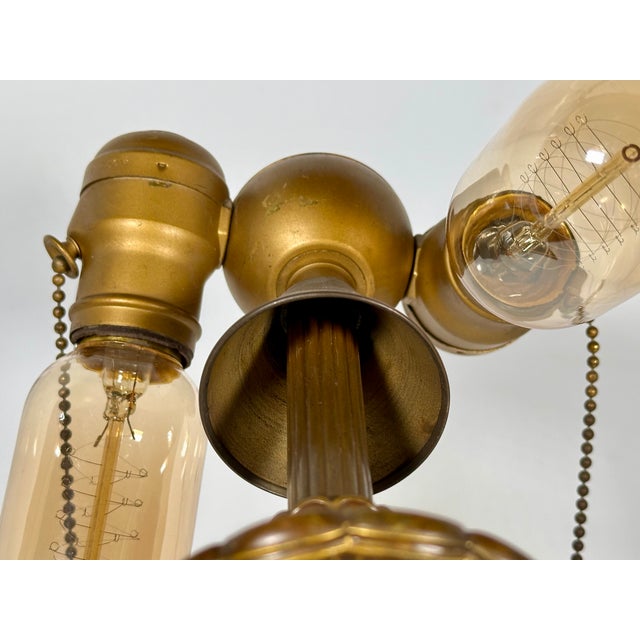 190s Rosenthal Cobalt Gilded Fish Table Lamp by M. Robisch For Sale - Image 13 of 18
