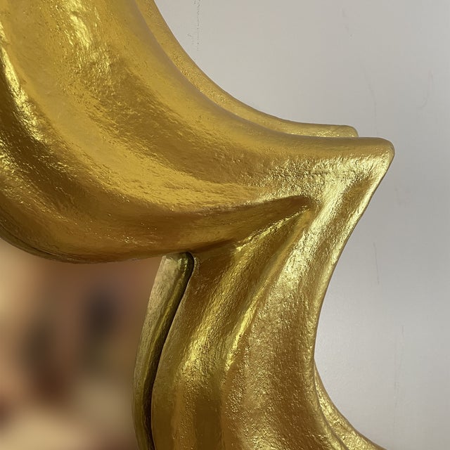 Gold Mirror No. 3 - Sculptural Wall Object, Gold, Made to Order For Sale - Image 8 of 11