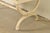Cream Baker Furniture Style Neoclassical Cream Lacquered Curule Window Bench For Sale - Image 8 of 11