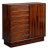 Brazilian Rosewood Gentleman's Dresser Chest by Westnofa Sweden For Sale
