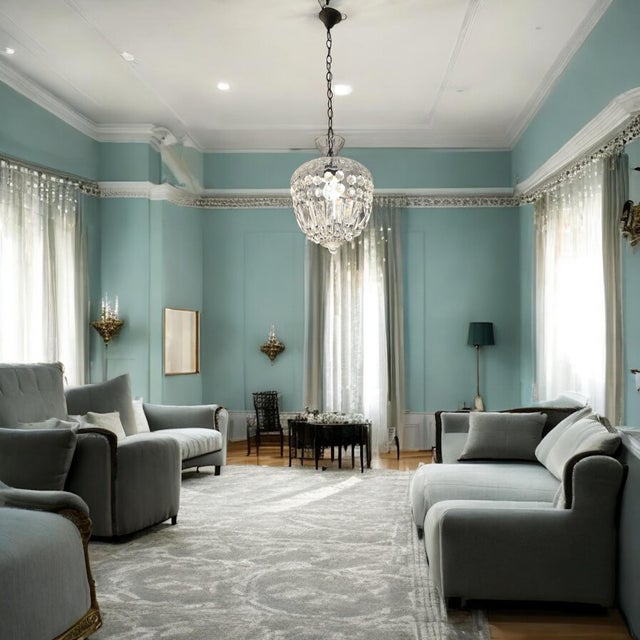 Crystal light pendant 1950s height with chain 95 cm height without chain 40 width 25 cm features 1 light requires e27...