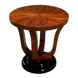 Art Deco Circular Lamp Table, 1920s For Sale