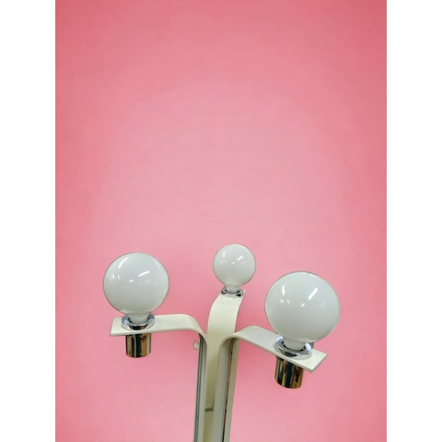 Space Age Floor Lamp with Three Lights, 1970s, in Flawless conditions. Designed 1970 to 1979 European Plug (up to...