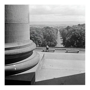View from the Castle-Gate of Wilhelmshoehe to Kassel, Germany 1937, 2021