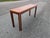 Wood Mid Century Wall Console Walnut Table by Lane For Sale - Image 7 of 14