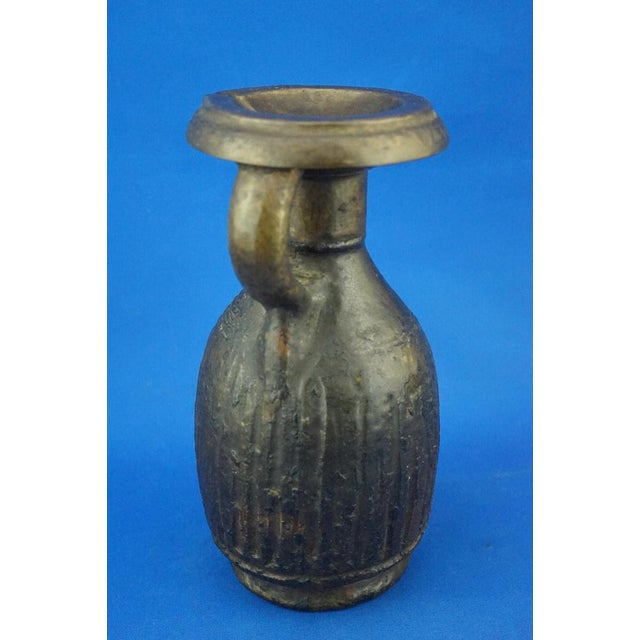 Ceramic Funerary Vase in Ceramic by Ariballic Lekythos For Sale - Image 7 of 18