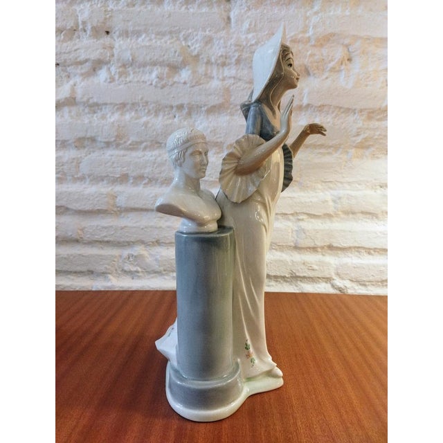 Romantic Style Porcelain Figure by Piezzas, 1960s For Sale - Image 4 of 15