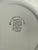 White 1950s Set of Five (5) Royal Crownford Wheat Ironstone 8” Plates, Made in England, Embossed White Ironstone Dinnerware For Sale - Image 8 of 8