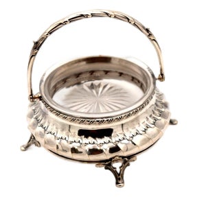 Silver Candy Box with Reliefs For Sale