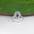 Blue 2.4Ct Tanzanite Ring With Lab Grown Diamond Halo: Solid 14k Gold, Size 6.75 For Sale - Image 8 of 9