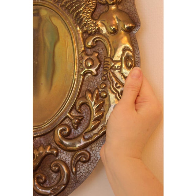 Large Mid-Century Modern Swedish Brass Sconce For Sale - Image 12 of 13