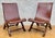Elegant pair of lounge chairs by Valenti, one of Spain's most renowned furniture manufacturers of the 20th century. These...