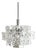 Chromed Chandelier with Crystals from Kinkeldey For Sale