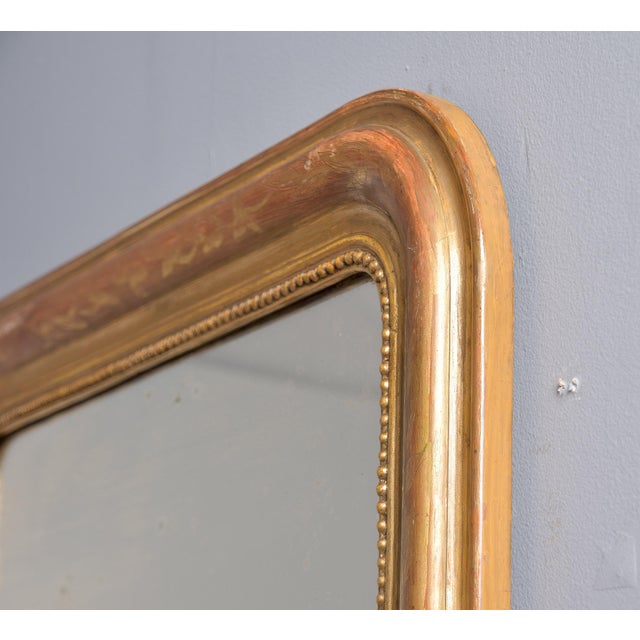 19th Century Gilt Wood Louis Philippe Mirror For Sale - Image 9 of 12