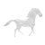 Hand Blown Murano Horse Sculpture For Sale