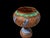 1990s Vintage Hand Painted Openwork Copper Urn For Sale - Image 5 of 13