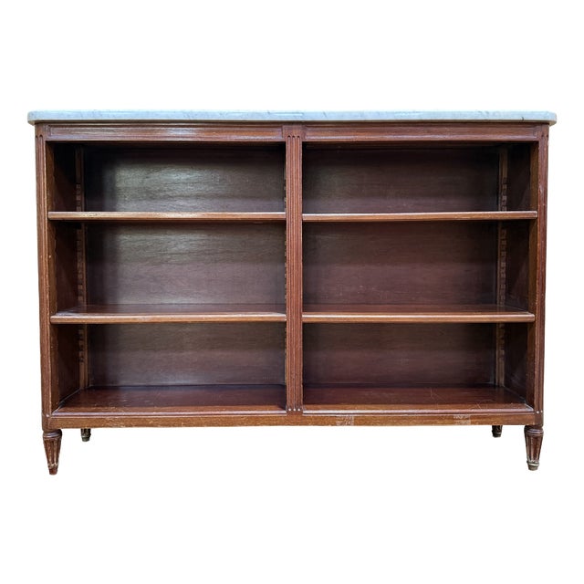 Large Louis XVI Style Bookcase, 1950s For Sale