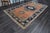 1970s 1970s Vintage Handmade Wool Cotton Orange Area Rug For Sale - Image 5 of 11