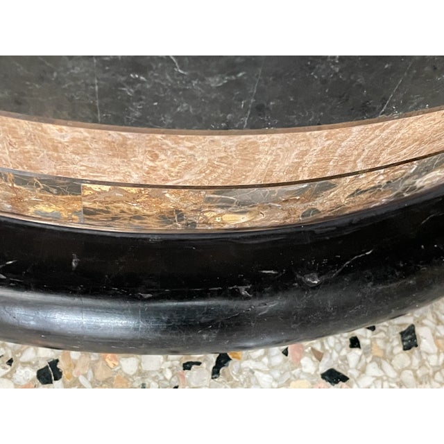 1980s Maitland-Smith Attributed Dining Table and 6 Chairs Neoclassic Revival For Sale - Image 12 of 13