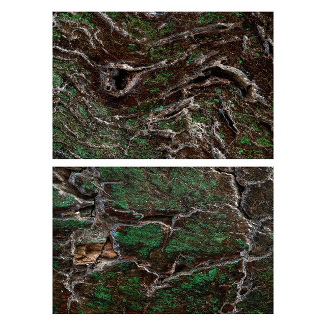 Skated wooden table. Height 57 cm, length 159 cm, depth 59 cm.