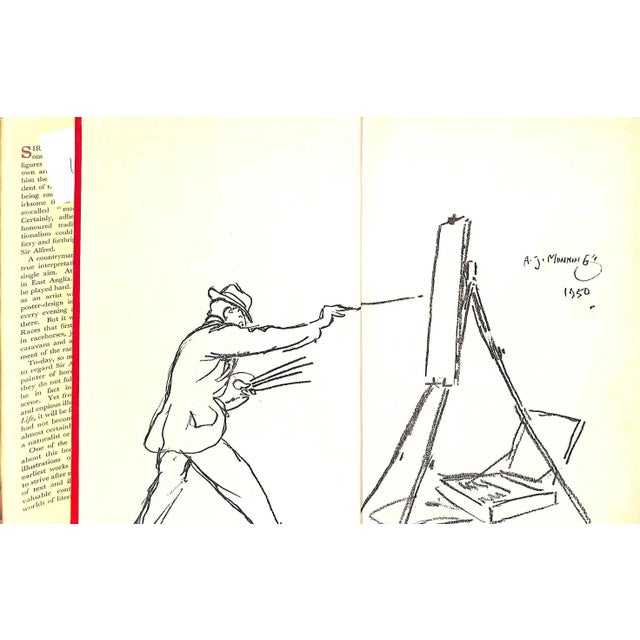 "The Autobiography of Sir Alfred Munnings: An Artirt's Life/ the Second Verse/ the Finish" 1950 Munnings, Sir Alfred For Sale - Image 4 of 12