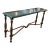 French Baroque Empress Green Marble Console Table For Sale