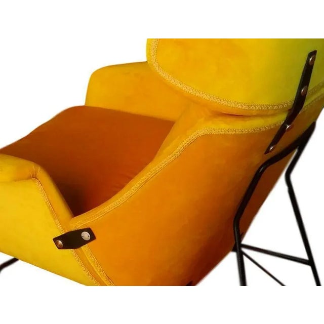 Saporiti Italia Lounge Chair by Augusto Bozzi for Saporiti Italia, 1950s For Sale - Image 4 of 10
