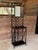 Black Tortoise Faux Bamboo Chippendale Style Étagère Hall Tree With Mirror Panel For Sale - Image 12 of 12
