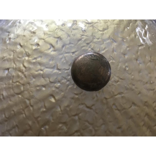 Large Gold-Plated Ceiling Lamp in Murano Glass, 1980s For Sale - Image 11 of 18