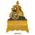 Clock in Gilt and Patinated Bronze For Sale - Image 9 of 9