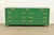 Michael Taylor for Baker Furniture Mid-Century Hollywood Regency Green Lacquered Campaign Dresser, Newly Refinished For Sale - Image 15 of 15