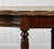 Vintage Traditional Victorian Mahogany Inlaid Scalloped Side Table For Sale - Image 10 of 15
