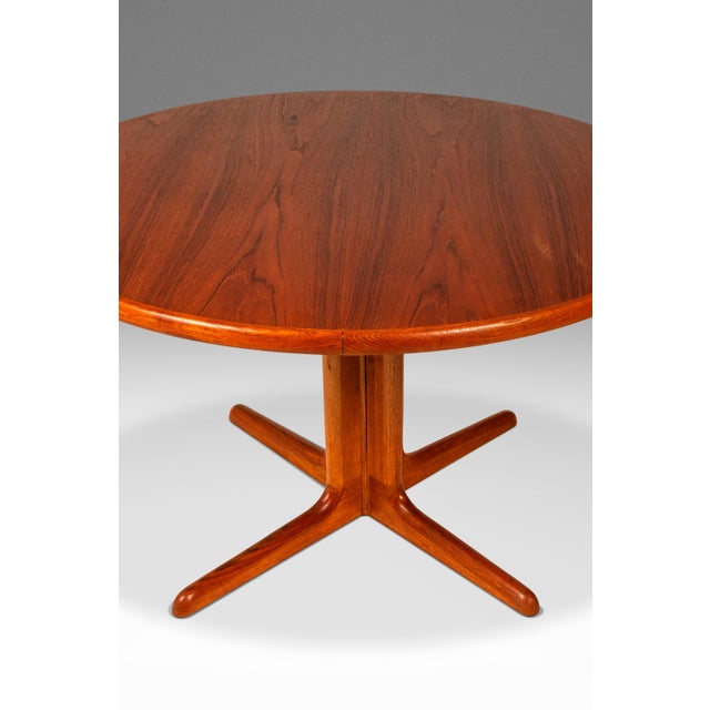 Danish Mid-Century Modern Extension Dining Table in Teak W/ Two Leaves by Skovby Møbelfabrik, Denmark, C. 1970s For Sale - Image 11 of 18