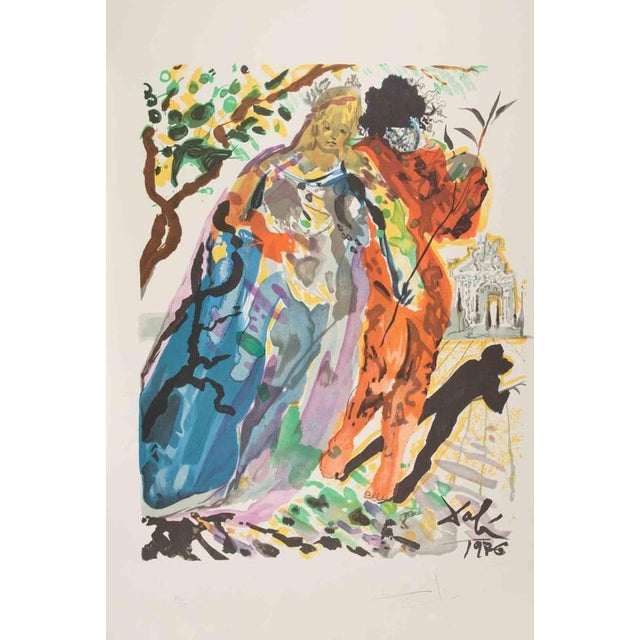 1970s Salvador Dalí­, The Daughter of Minos, 1978, Woodcut Print For Sale - Image 5 of 5
