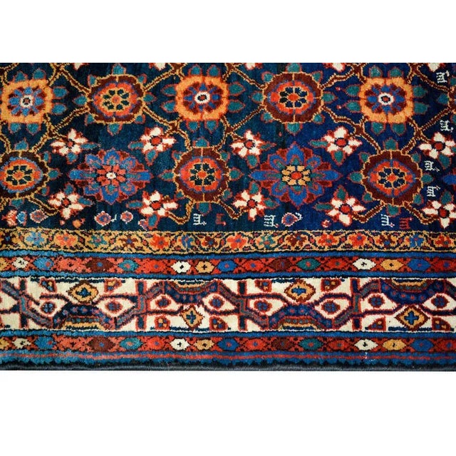 Blue Early 20th Century Afshar Rug For Sale - Image 8 of 13