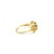 Contemporary Sapphire Ring 10k Yellow Gold, Size 6.75 For Sale - Image 3 of 3