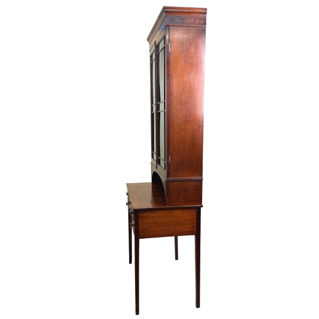 Antique Georgian Mahogany Display Cabinet, 1790 For Sale - Image 3 of 18