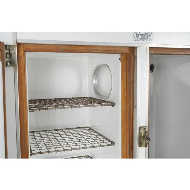 1920s Challenge Refrigerator Co. Iceberg Icebox Refrigerator For Sale - Image 4 of 14