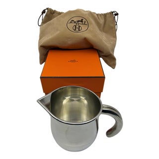 Late 20th Century Hermes Etain Pitcher with Original Box - 3 pcs For Sale