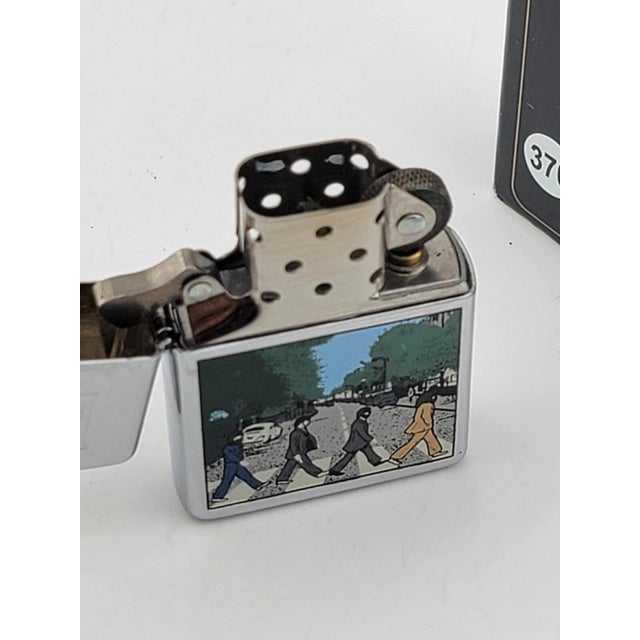 Rare 1996 Retired Beatles Abbey Road Zippo Lighter. Appears To Be Unfired W Box For Sale - Image 11 of 12